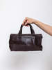Lihann George Lili Matte Natural Grain Handbag - Deep Espresso - Thumbnail 2