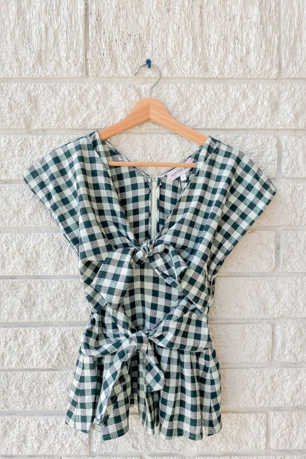 Hunter Bell Everly Top - Hamilton Check