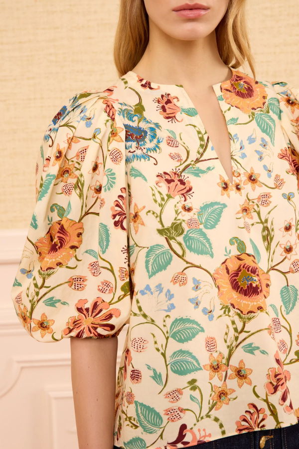 Ulla Johnson Florielle SS Cotton Top