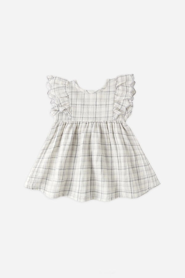 KIDS Rylee + Cru Quincy Mae Alina Dress - Blue Plaid