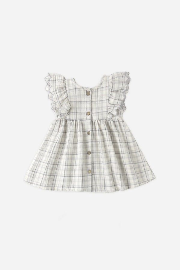 KIDS Rylee + Cru Quincy Mae Alina Dress - Blue Plaid