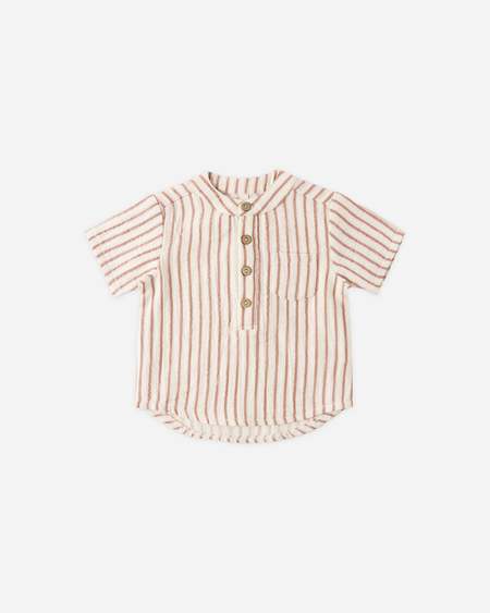 Kids Soor Ploom Flutter Tee - Stripe Eucalyptus | Garmentory