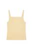 Donni. The Baby Rib Square Neck Tank - Butter - Thumbnail 1