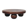 Expo Bazaar Solid Wood Bola Coffee Table - Brown - Thumbnail 2