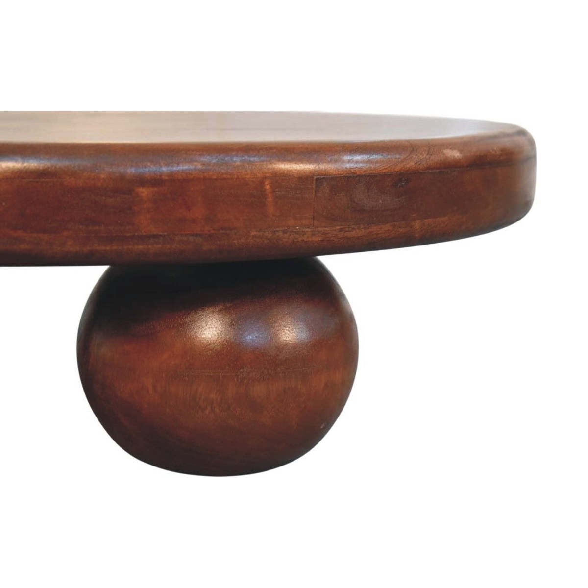 Expo Bazaar Solid Wood Bola Coffee Table - Brown - Image 5 of 8