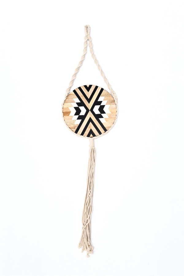 Expo Bazaar Wood & Rope Wall Hanging
