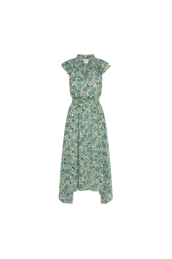 Misa Los Angeles Mariposa Dress - Azure Flora