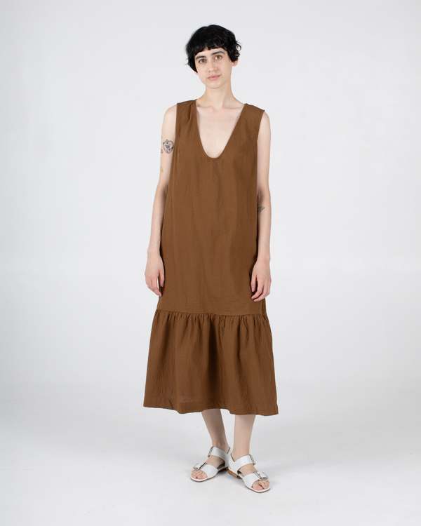samet Pook Dress, Dachshund Seersucker