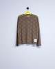 Satisfy Shiitake Space-Lace Long Tee - Shiitake - Thumbnail 1