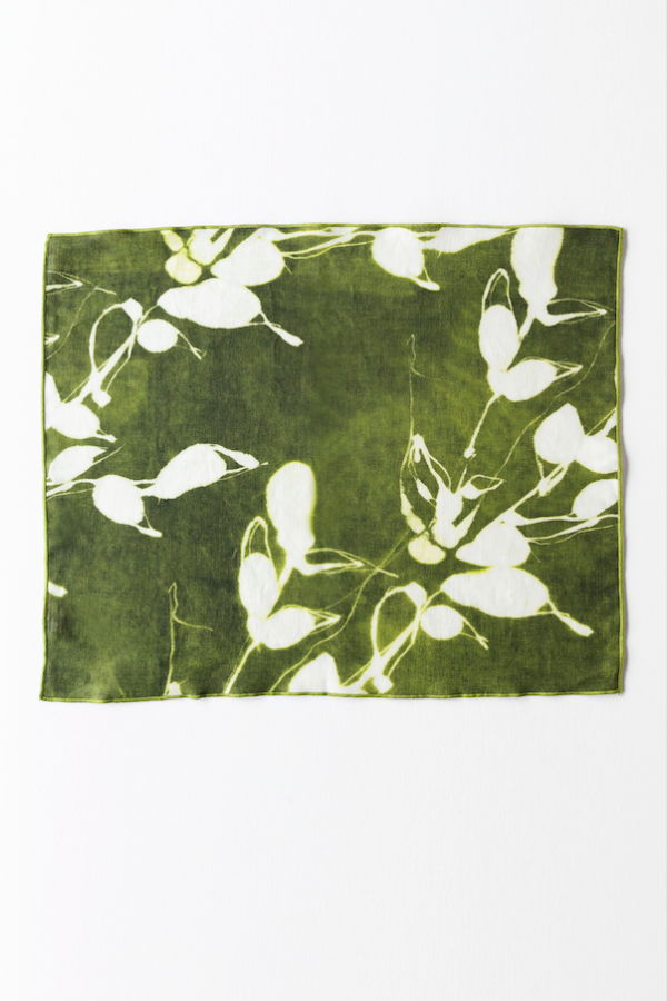 Goldie Home Porto Print Placemat - Olive