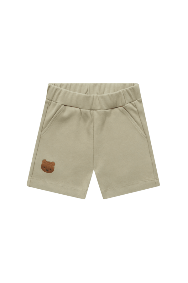 KIDS Donsje Ithri Shorts Bear - Dusty Green