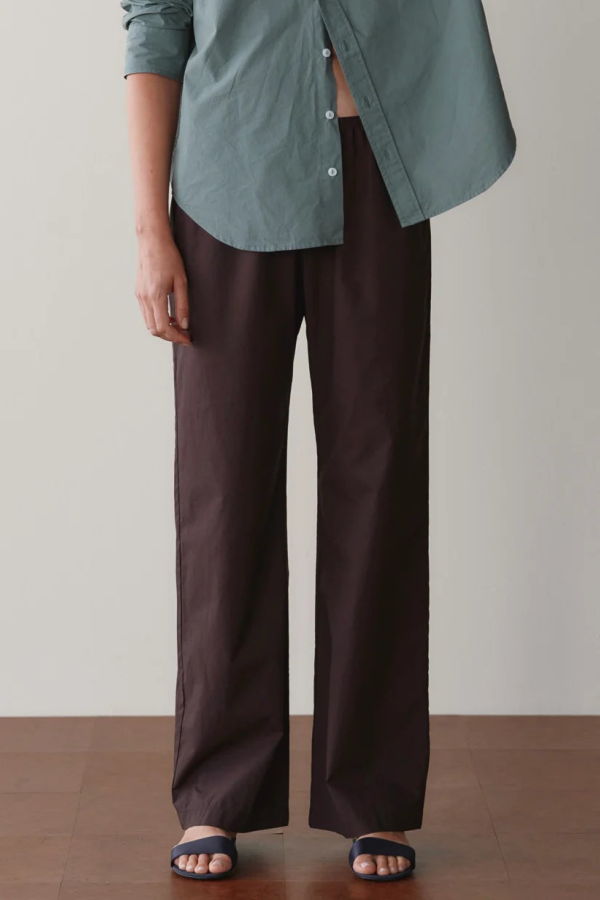 Donni. The Pop Simple Pant - Espresso
