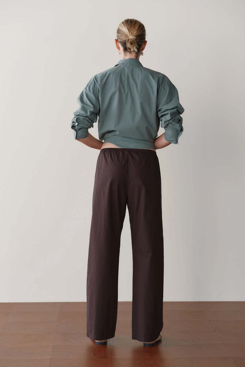 Donni. The Pop Simple Pant - Espresso