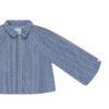 KIDS Donsje Cyran Jacket - Foggy Blue Striped - Thumbnail 4
