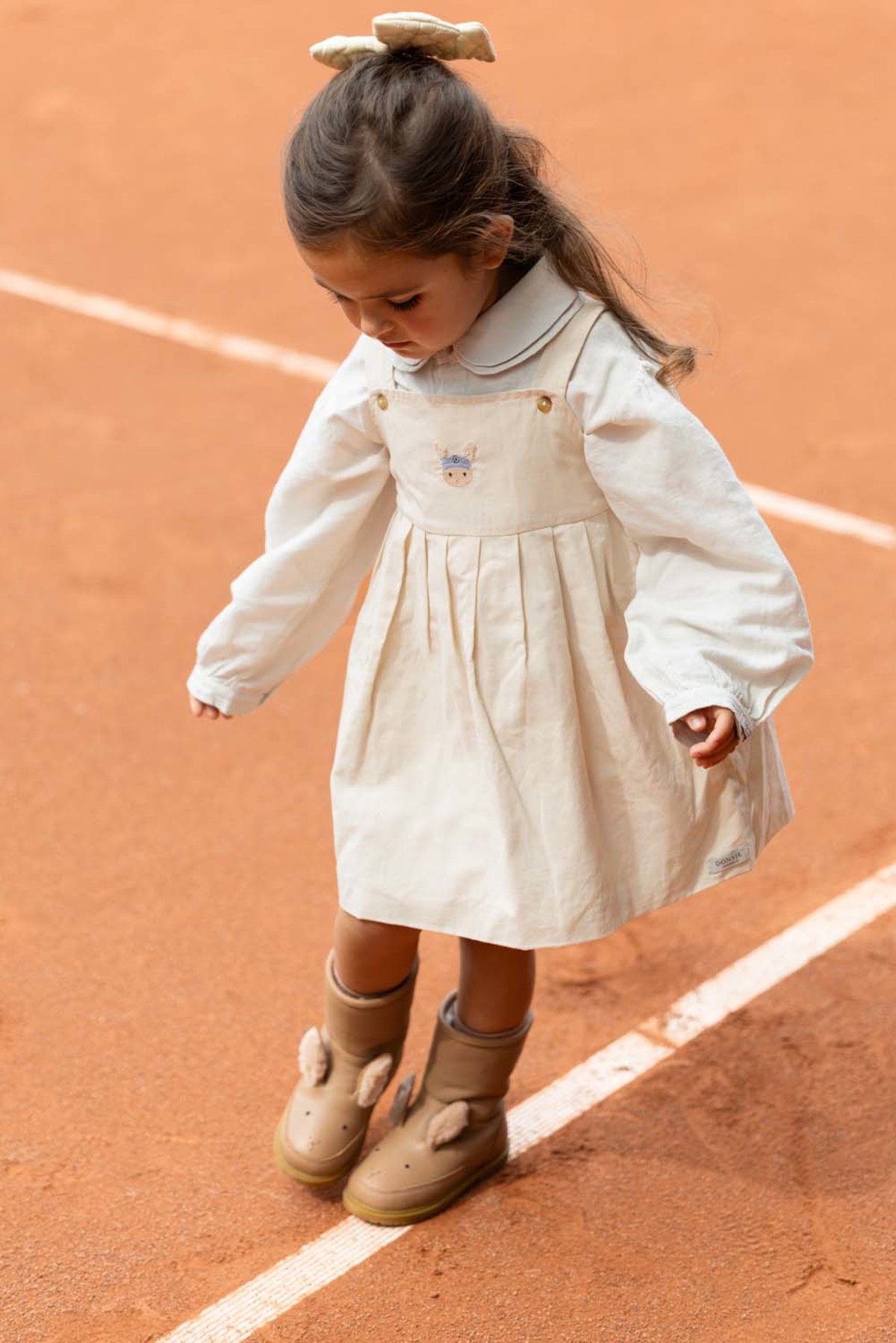 Donsje Harpar Dress Sporty Fluffy Bunny - Soft Sand - Image 2 of 5