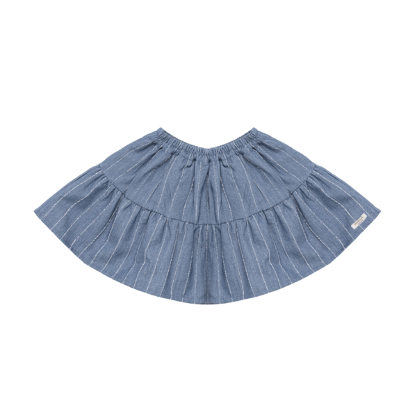 Donsje Lazie Skirt - Foggy Blue Striped