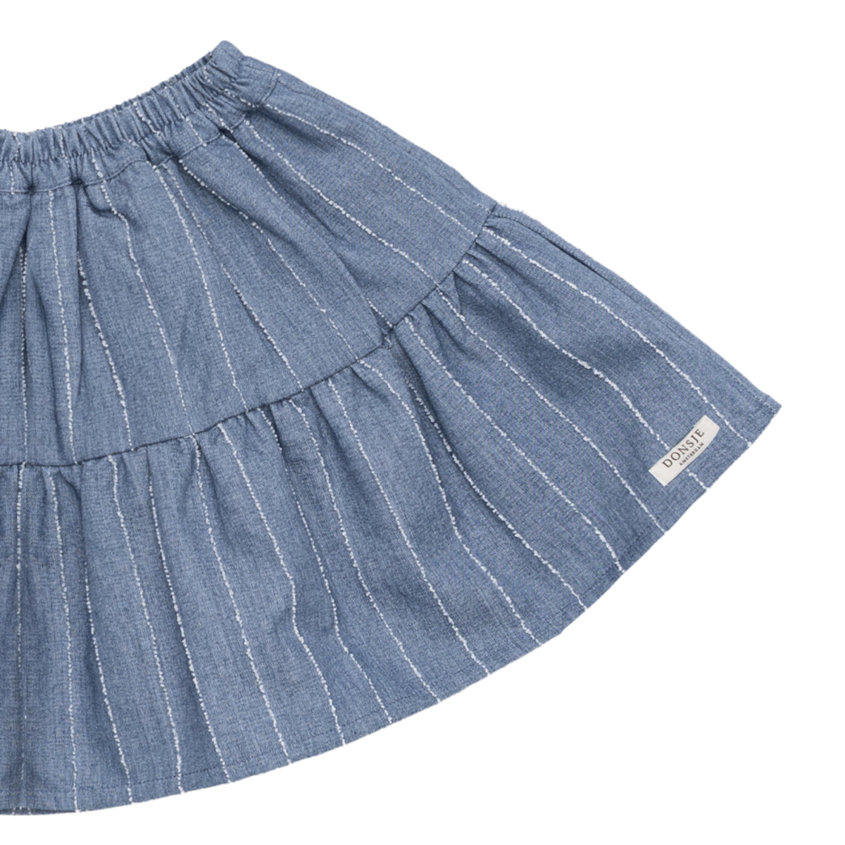 Donsje Lazie Skirt - Foggy Blue Striped - Image 4 of 4
