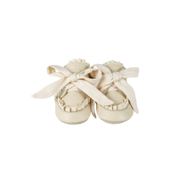KIDS Donsje Loke Sneakers - Cream Leather KIDS Donsje Loke Sneakers - Cream Leather