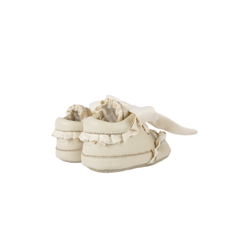 KIDS Donsje Loke Sneakers - Cream Leather