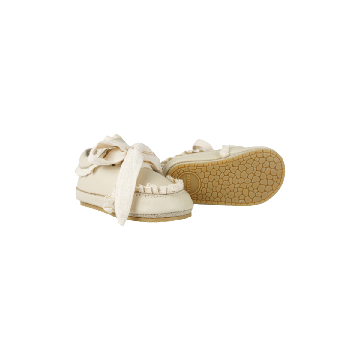 KIDS Donsje Loke Sneakers - Cream Leather - Image 7 of 7