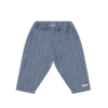 Donsje Mink Trousers - Foggy Blue Striped - Thumbnail 1