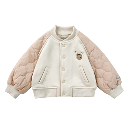 Kids Caramel Bear Coat - Charcoal Melton | Garmentory