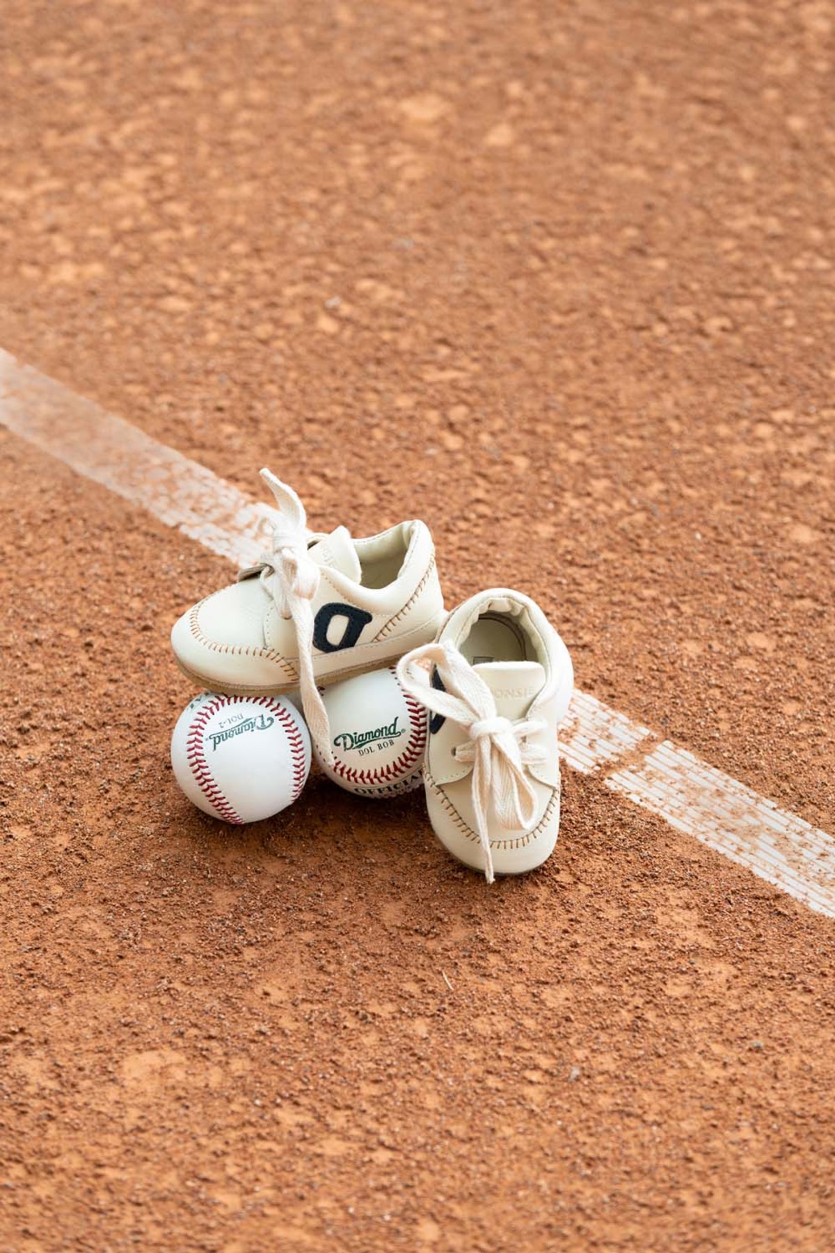 KIDS Donsje Olav Sneakers - Cream Leather - Image 3 of 7