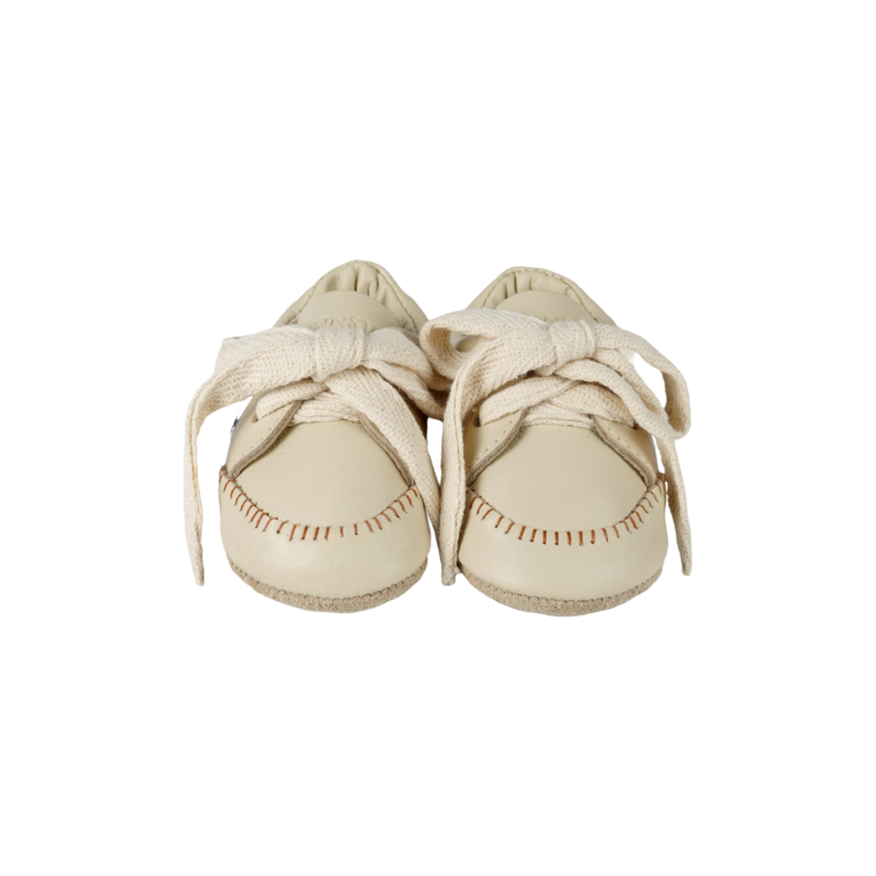 KIDS Donsje Olav Sneakers - Cream Leather