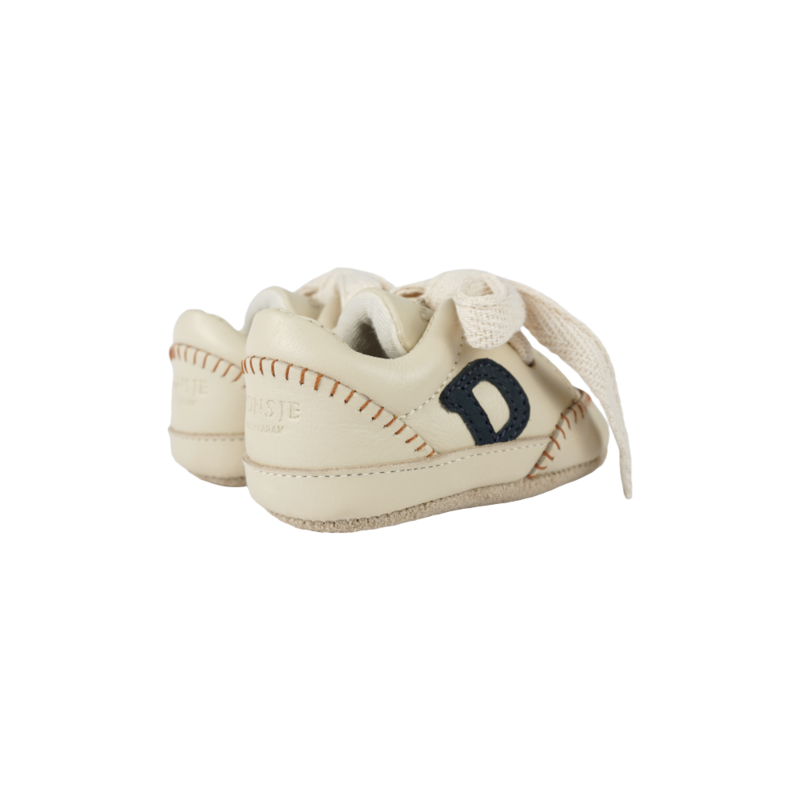KIDS Donsje Olav Sneakers - Cream Leather