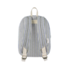 Donsje Raffie Schoolbag Backpack - Blue - Moss Green Striped - Thumbnail 6