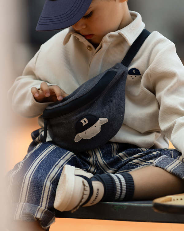 KIDS Donsje Thierry Bumbag Sporty Lammy - Stone Grey