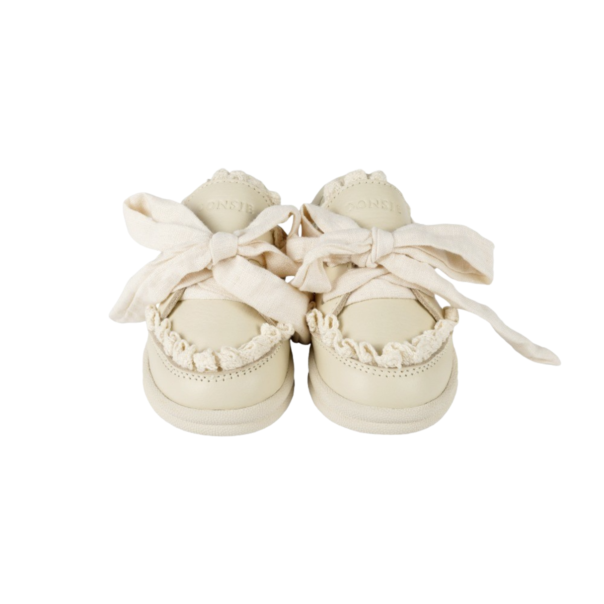 KIDS Donsje Wisel Sneakers - Cream Leather - Image 1 of 4