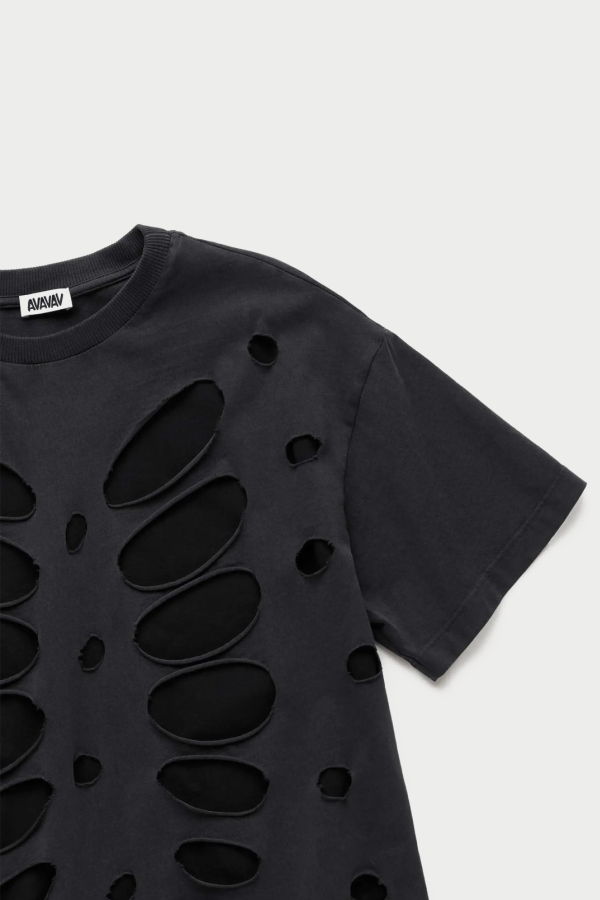 Avavav Theo Semi-Distressed Double Layer T-Shirt