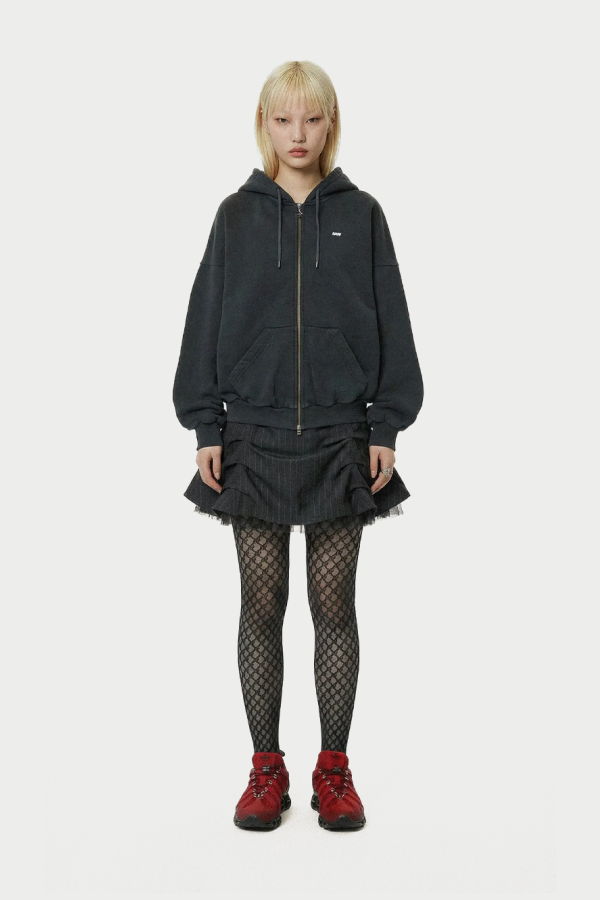 Avavav Tim Shoulderless Hoodie AV-Logo