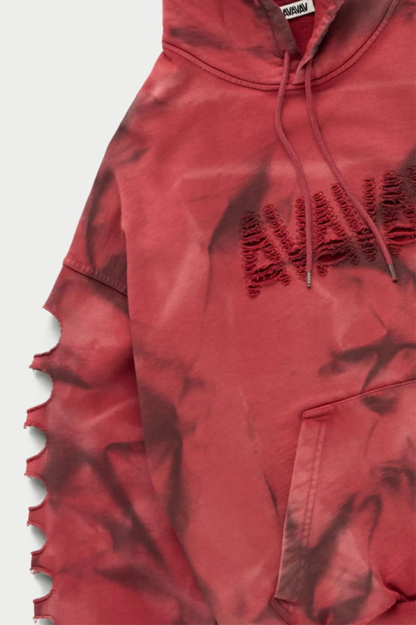 Avavav Trevor OS Shoulderless Slash Hoodie Aop