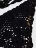 Ganni Head Scarf Crochet - Black - Thumbnail 2