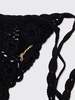 Ganni Head Scarf Crochet - Black - Thumbnail 3