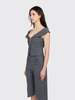 Ganni Wool Melange Suiting Vest - Phantom - Thumbnail 2