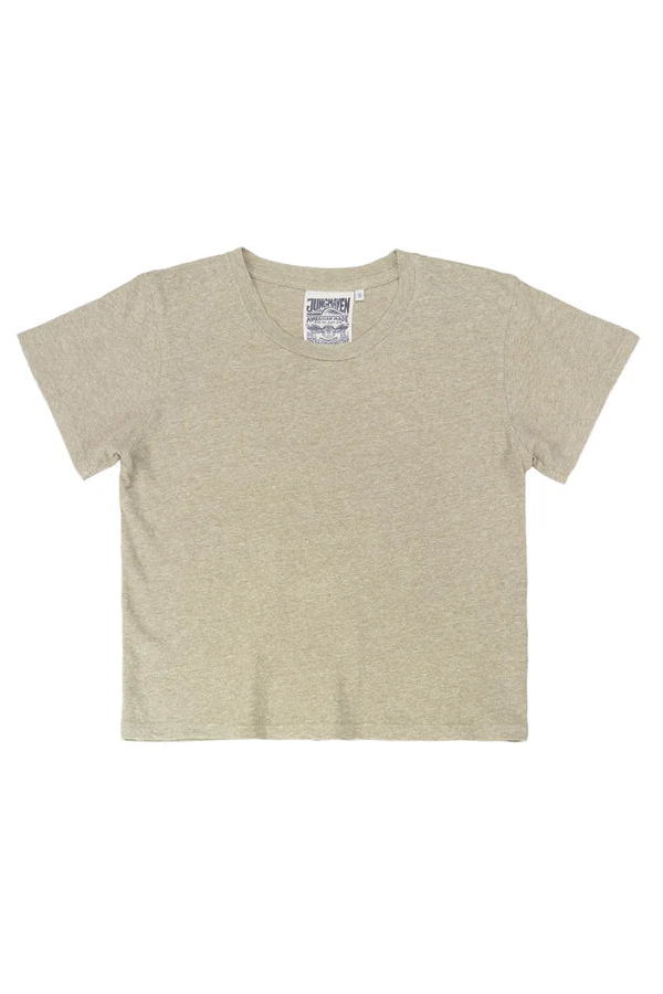 Jungmaven Cropped Lorel Heather Tee S26
