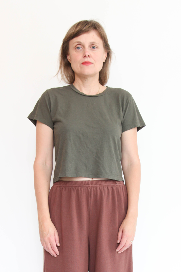 Jungmaven Cropped Ojai Tee