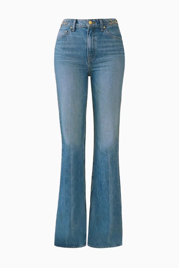 Ulla Johnson The Colette Straight Leg Jean - Danube