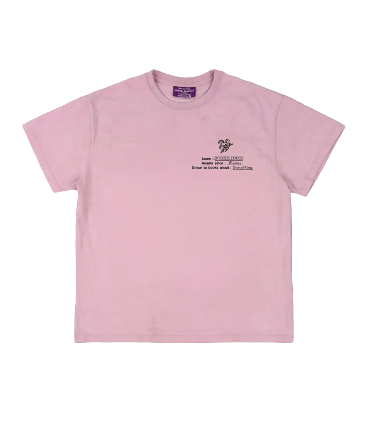 Bobbilibris Books Archive Card Tee - Image 1 of 2