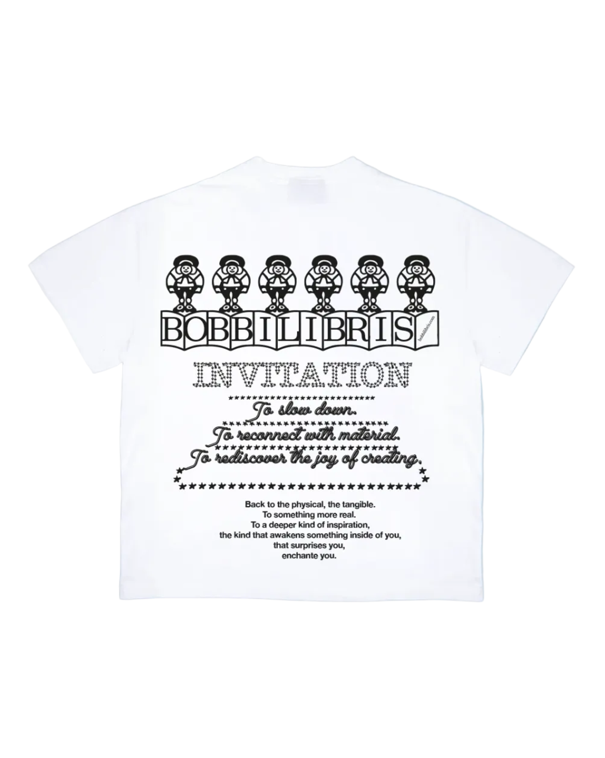 Bobbilibris Books Invitation Tee - Image 2 of 2