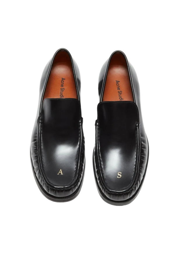 Acne Studios Leather Loafers - Black