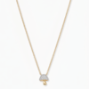 Zofia Day Pav Mushroom Necklace - Gold - Thumbnail 1