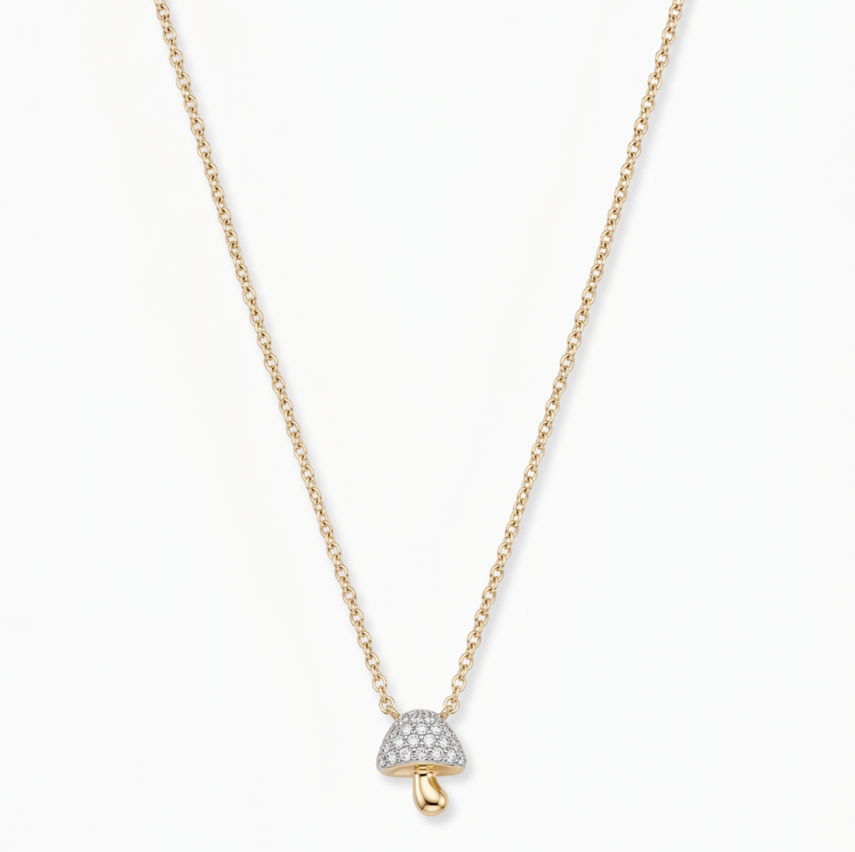 Zofia Day Pav Mushroom Necklace - Gold - Image 1 of 3