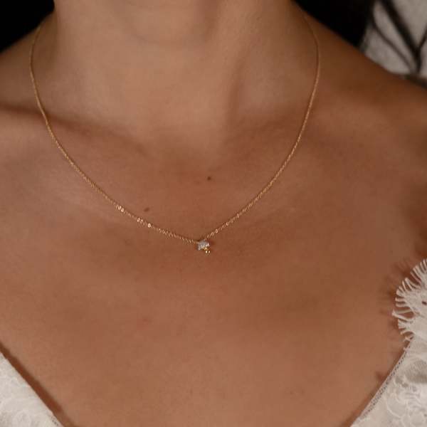 Zofia Day Pav Mushroom Necklace - Gold