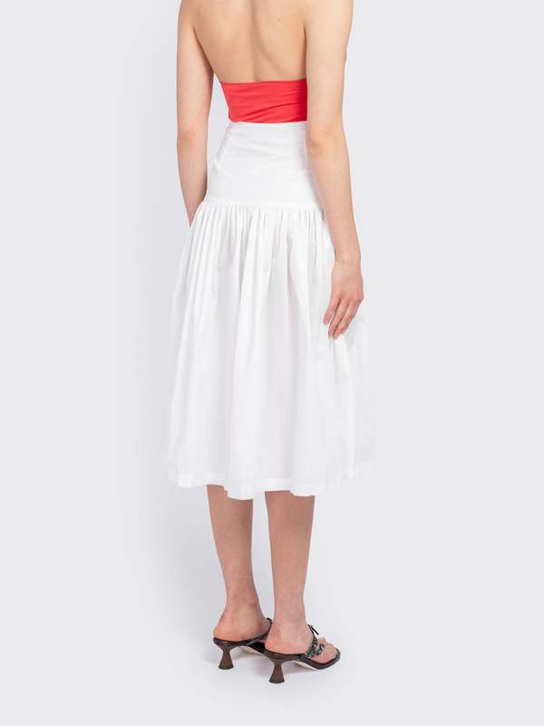 AMOMENTO Shirring Culotte Pants - White | Garmentory