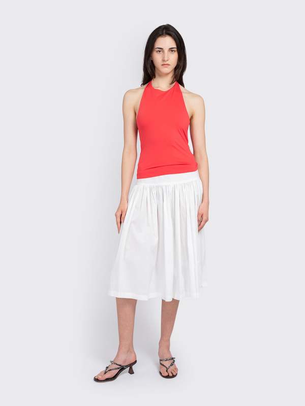 AMOMENTO Shirring Culotte Pants - White | Garmentory