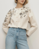 Veronica Beard Emeren Jacket - Ecru - Thumbnail 2